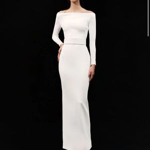 Solace London Sabina Maxi Dress in white UK10 (US 6)